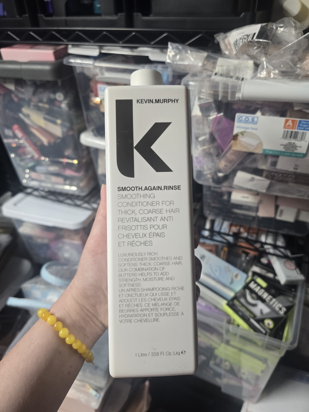 KEVIN.MURPHY Smooth.Again.Rinse Smoothing Conditioner - White with Black Logo